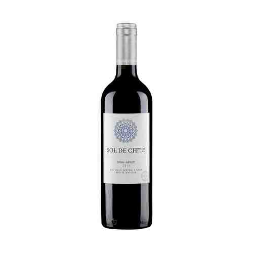 Вино Sol de Chile Syrah Merlot красное сухое 13% 0,75 л