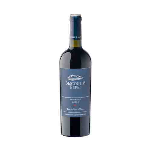 Вино Высокий Берег Мерло красное сухое 14% 0,75 л