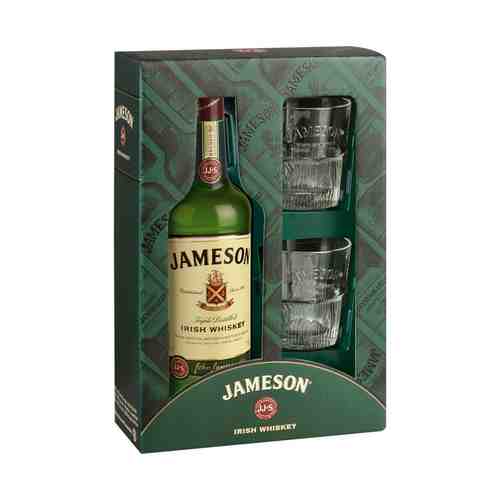 Виски Jameson Irish Whiskey купажированный 40% 0,7 л Ирландия + 2 стакана
