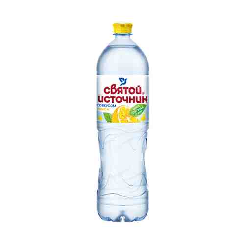 Вода питьевая Святой Источник со вкусом лимона негазированная 1,5 л