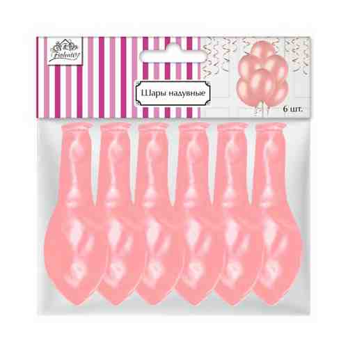 Воздушные шары Fiolento Фламинго розовые 30 см 6 шт