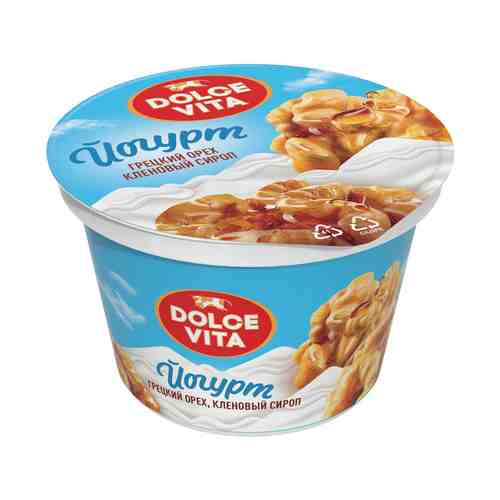 Йогурт Dolce Vita кленовый сироп-грецкий орех 4,2% 130 г