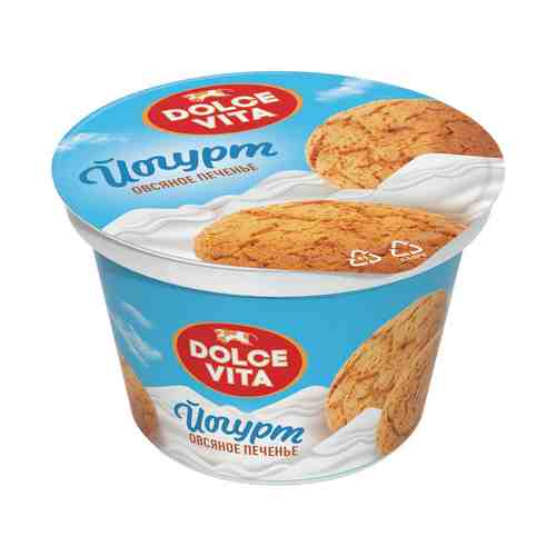 Йогурт Dolce Vita овсяное печенье 4,2% 130 г