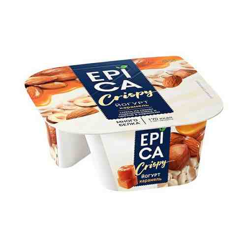 Йогурт Epica Crispy карамель 10,2% 140 г