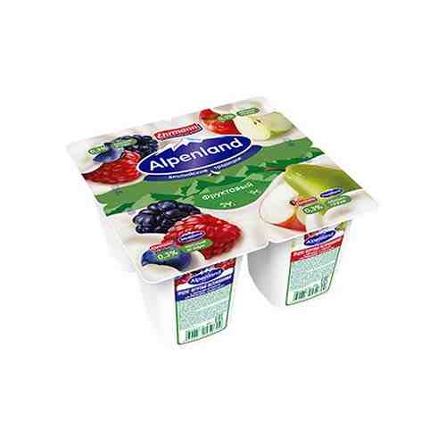 Йогуртный продукт Alpenland Лесные ягоды яблоко-груша 0,3% БЗМЖ 95 г