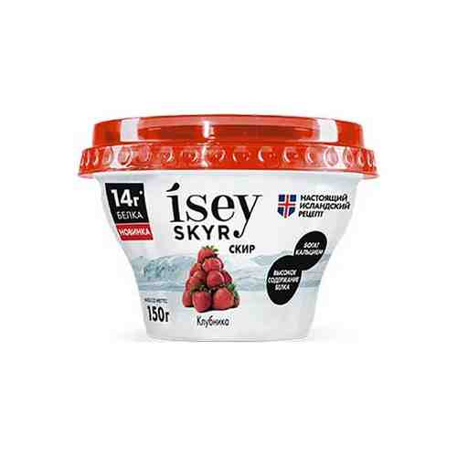Йогуртный продукт Isey Skyr клубника 1,2% БЗМЖ 150 г