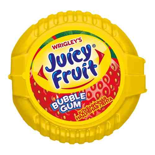 Жевательная резинка Juicy Fruit Клубничная надувная лента 30 г