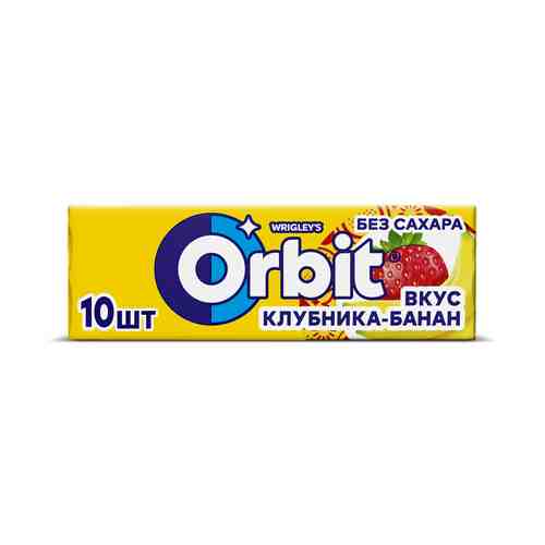 Жевательная резинка Orbit клубника-банан 13,6 г