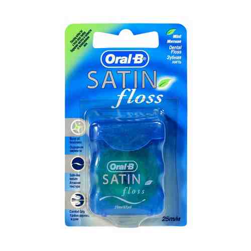 Зубная нить Oral-B Satin Floss мята 25 м