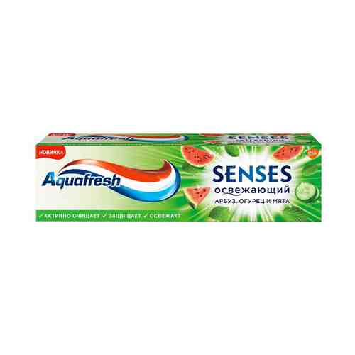 Зубная паста Aquafresh Senses Освежающий арбуз 75 мл