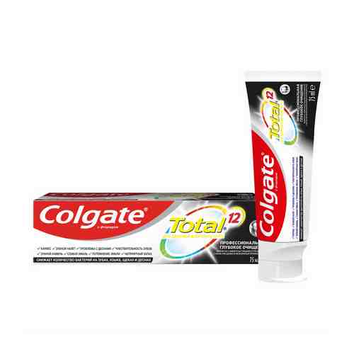 Зубная паста Colgate Total 12 Глубокое очищение 75 мл