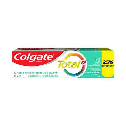Зубная паста-гель Colgate Total 12 Профессиональная чистка комплексный уход 125 мл