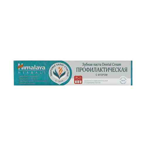 Зубная паста Himalaya herbals Dental Cream профилактическая с фтором 100 г